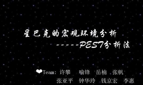 以PEST宏观环境分析为基础的企业经营策略制定（揭示宏观环境变化）