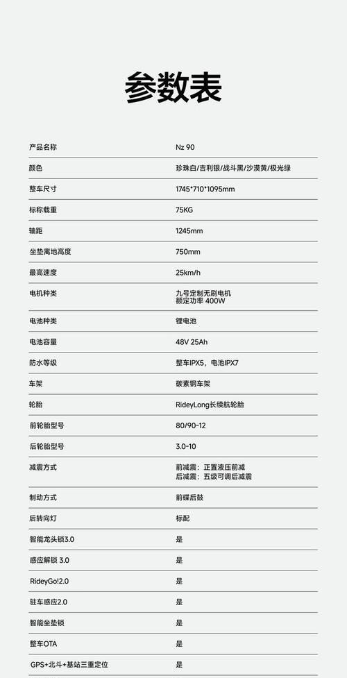 九号电动车充电器功率是多少瓦？