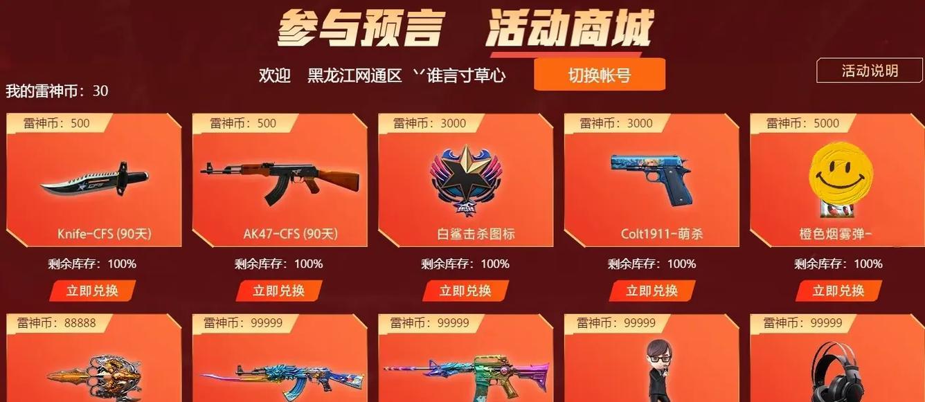 cf雷神合成需要哪些材料？价格是多少？