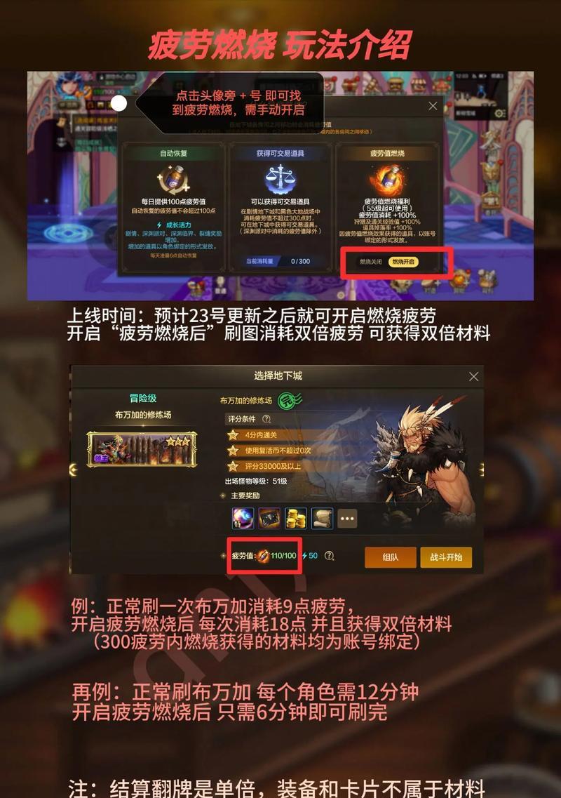 地下城疲劳度如何快速恢复？